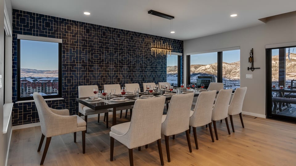 Dining Area, Upper Level - Table with seating for 12