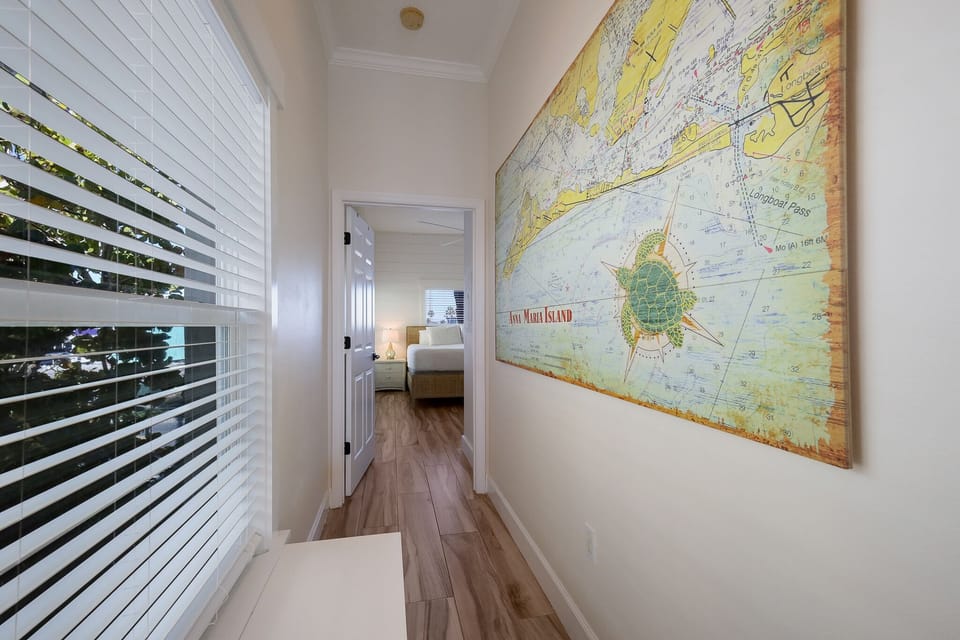 Bright and welcoming hallway