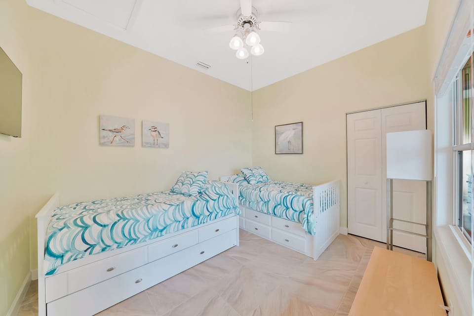 Second Bedroom, One Twin Trundle and One Twin Bed