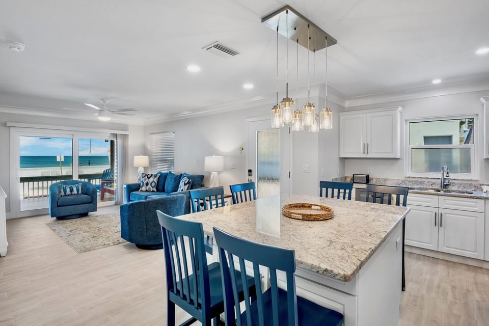 Open Kitchen with Dining Island