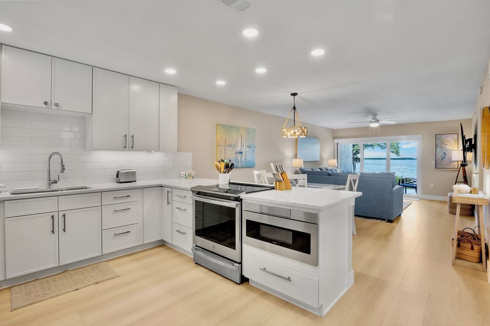 Open Kitchen Design connected to living space