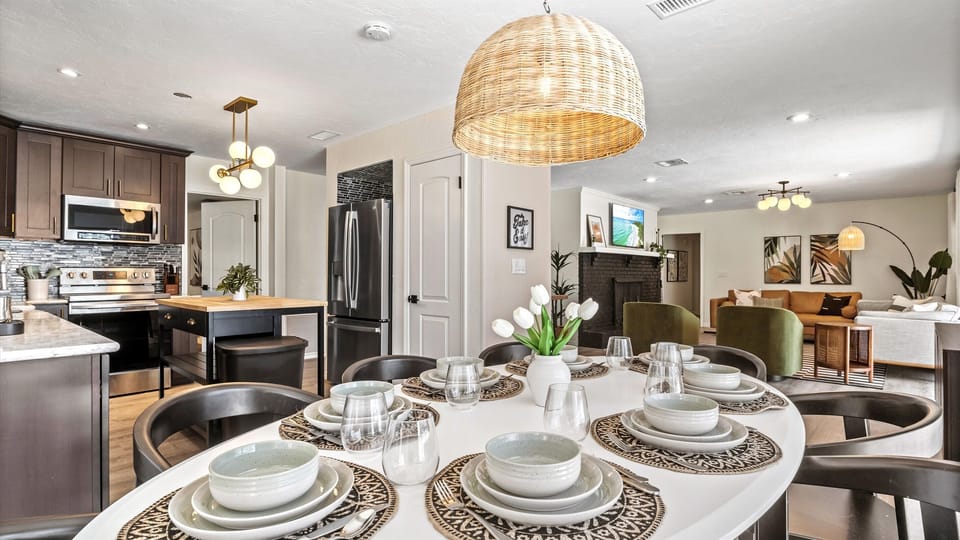 Gather round and share stories and meals.