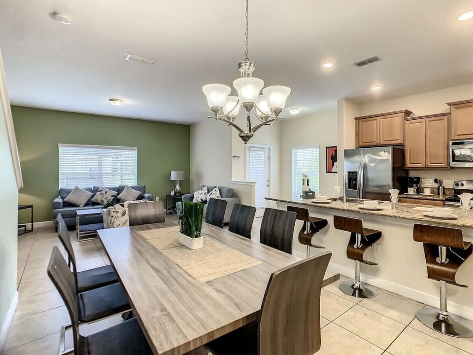 Gather your crew for a feast in this spacious dining room, designed to comfortably seat 8! Whether it’s a family dinner or a fun get-together, this is the perfect place to share meals and make memories.
