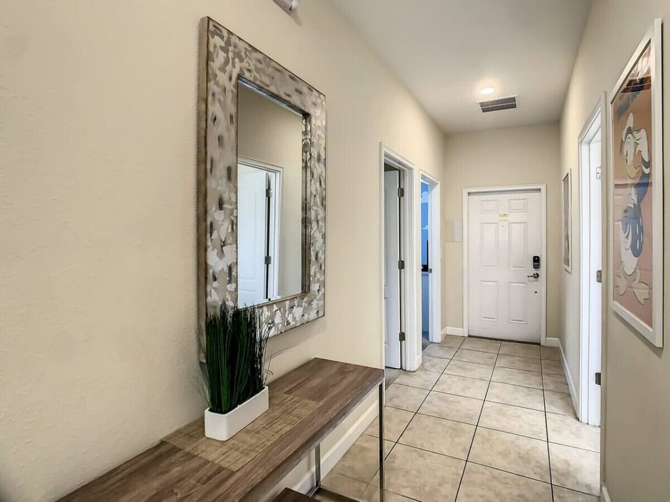 A welcoming path to cozy rooms.