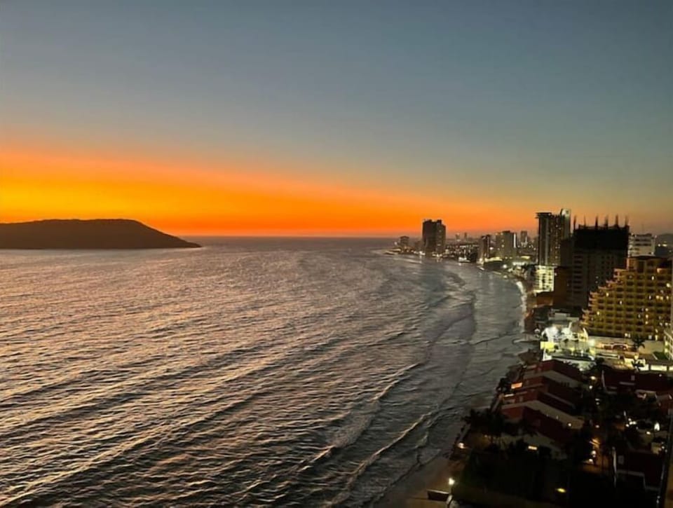 Sunset view from our condo.