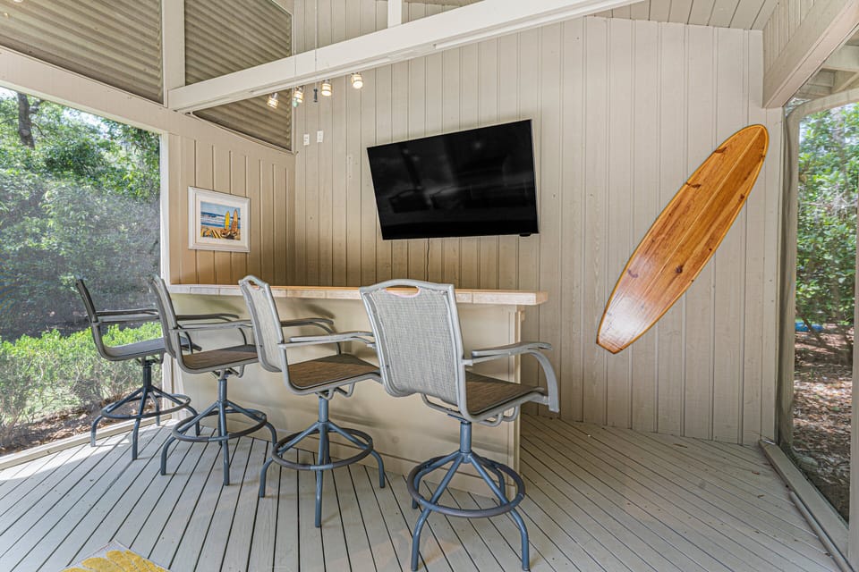 Backyard cabana