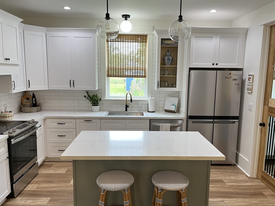 Bright, modern and airy kitchen with plenty of amenities.