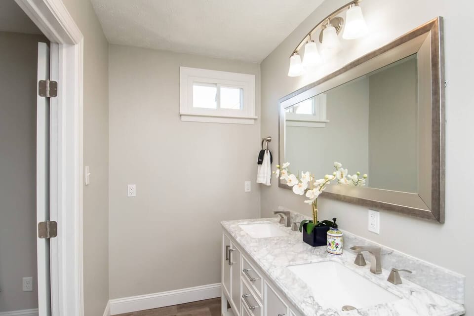 Newly remodeled bathrooms