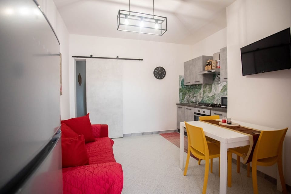Living room with kitchenette