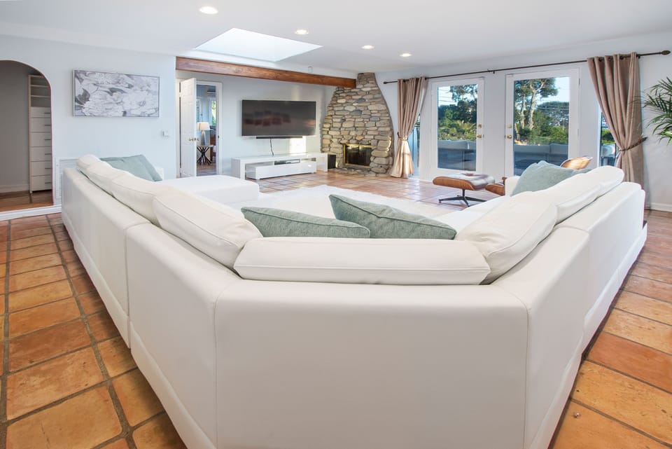 Massive couch perfect for larger groups