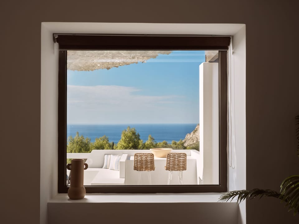 A window to the Ionian Sea. 