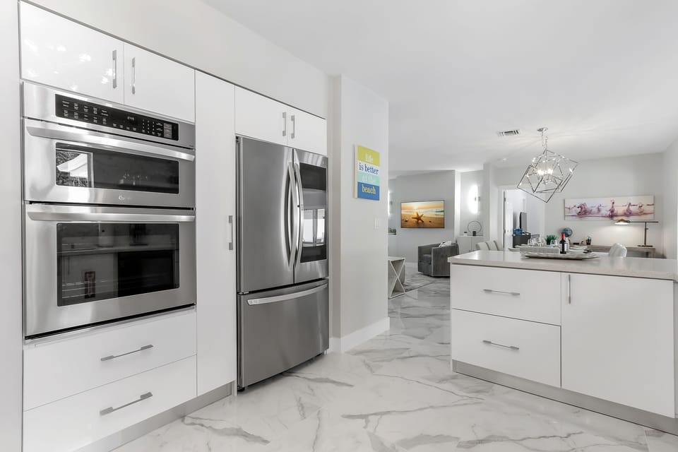 Kitchen | featuring a wall oven and electric cooktop
