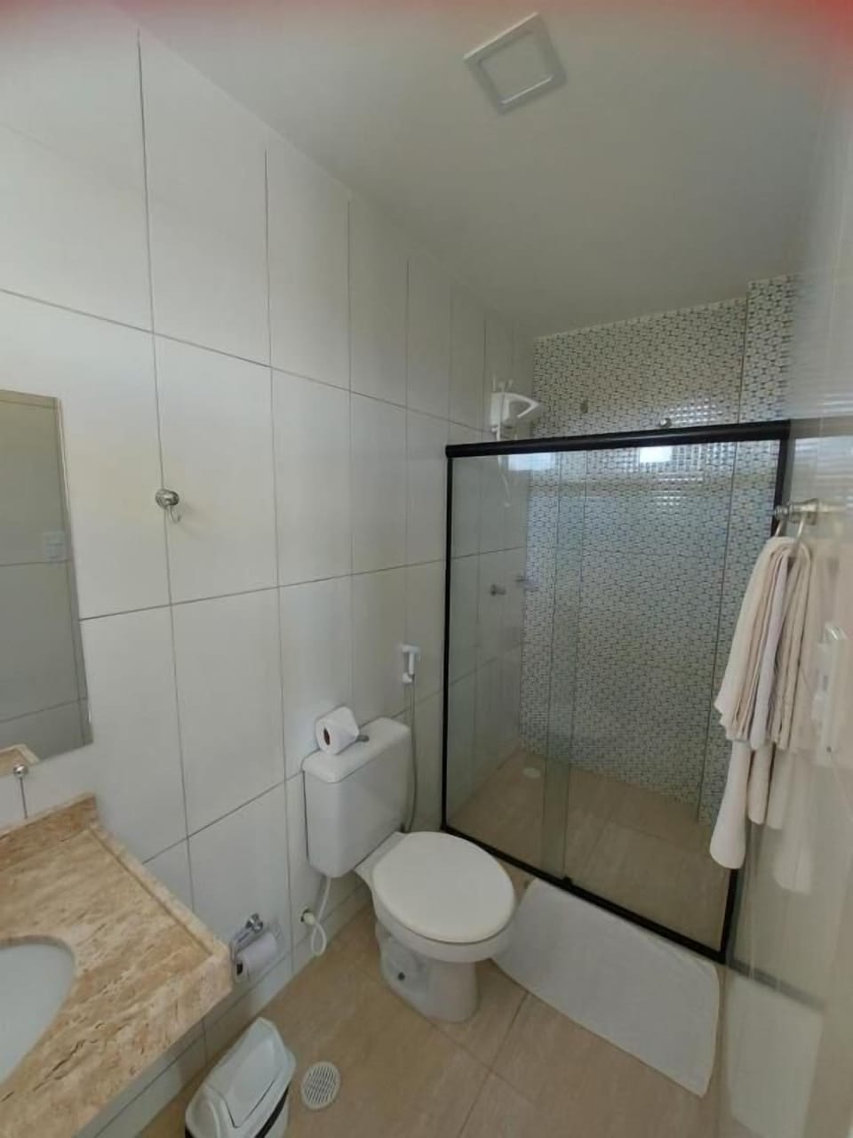 Exclusive Triple Room | Bathroom | Shower, free toiletries, hair dryer, towels