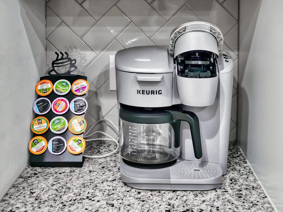 Complimentary K-Cups and Keurig Duo