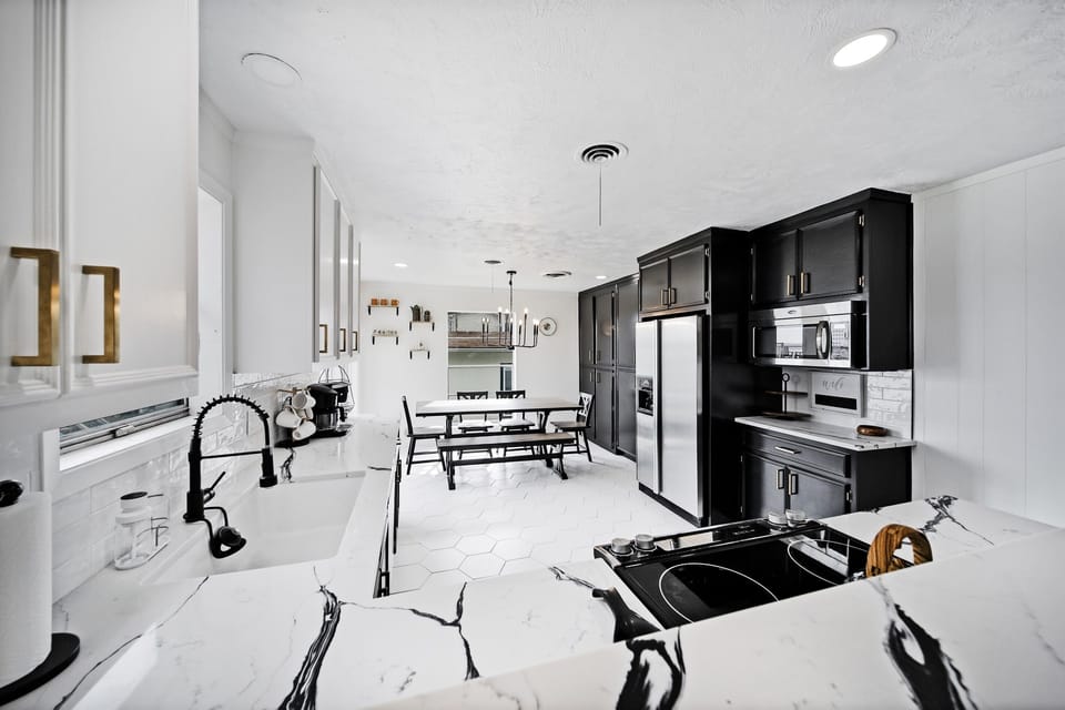 Newly updated kitchen
