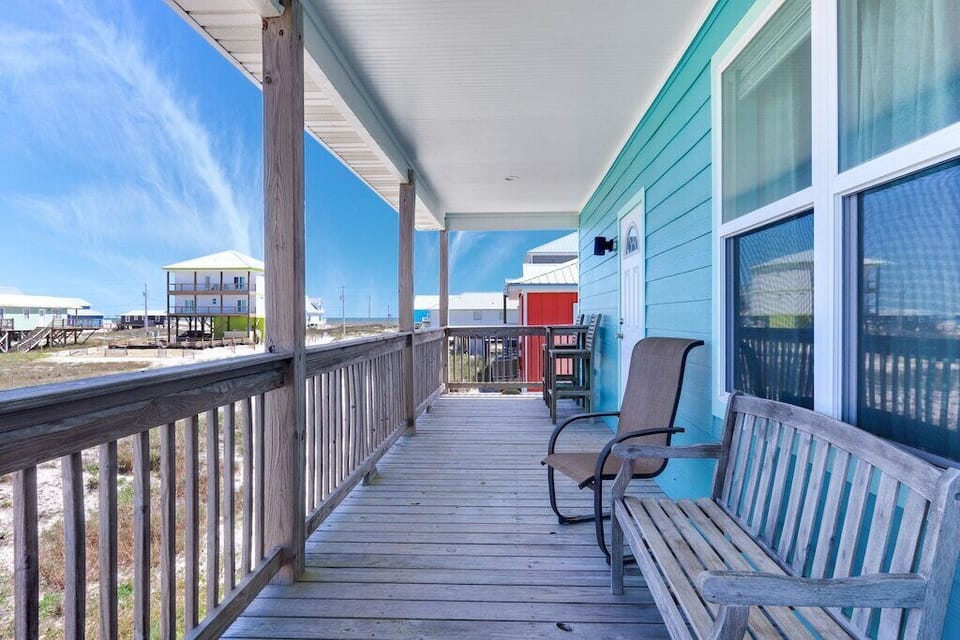 Ocean view from back deck