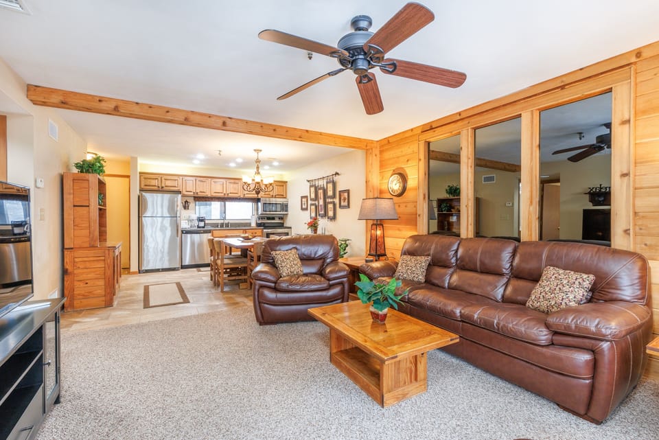 Furniture, Indoors, Living Room, Home Decor, Ceiling Fan
