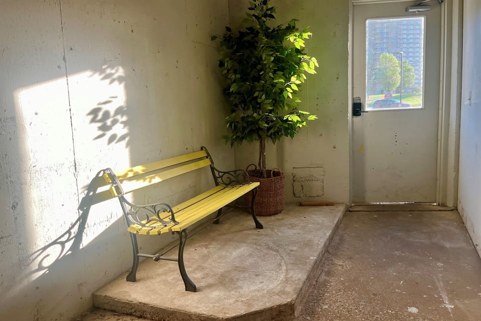 Inside entrance to the property