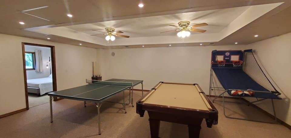 Ping Pong. Pool. Basketball in walkout basement!