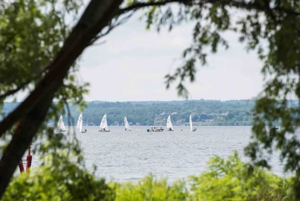 Boating on Seneca Lake.