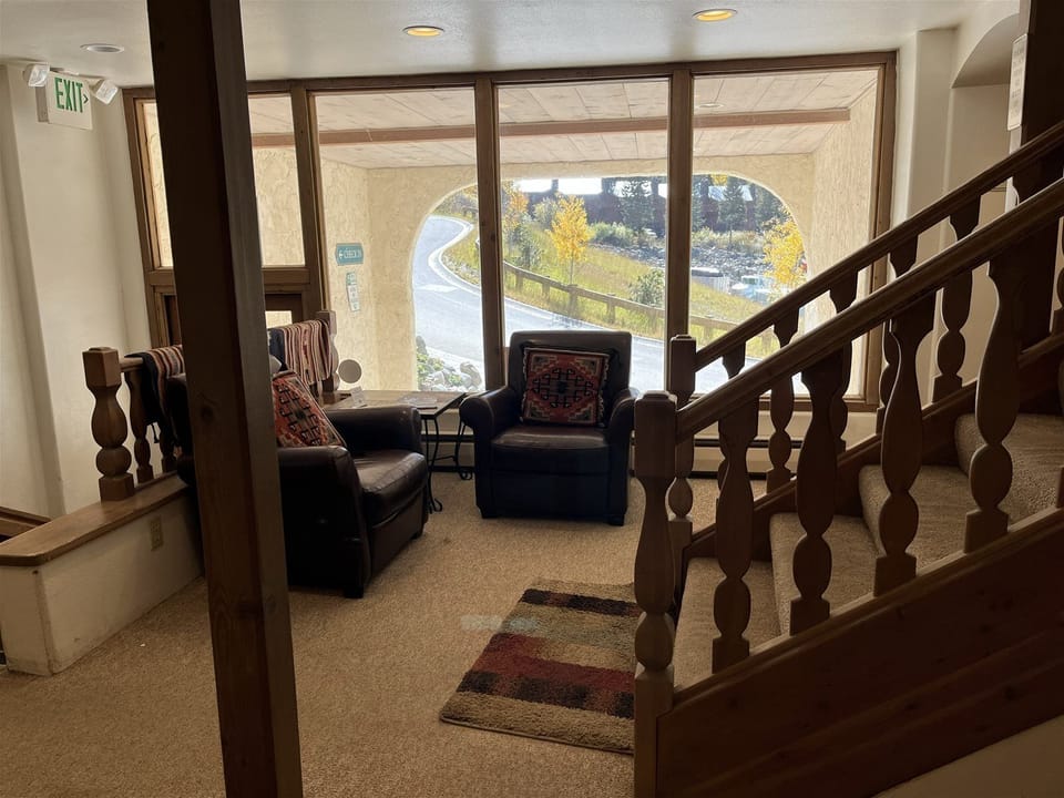 Condo complex entryway lounge