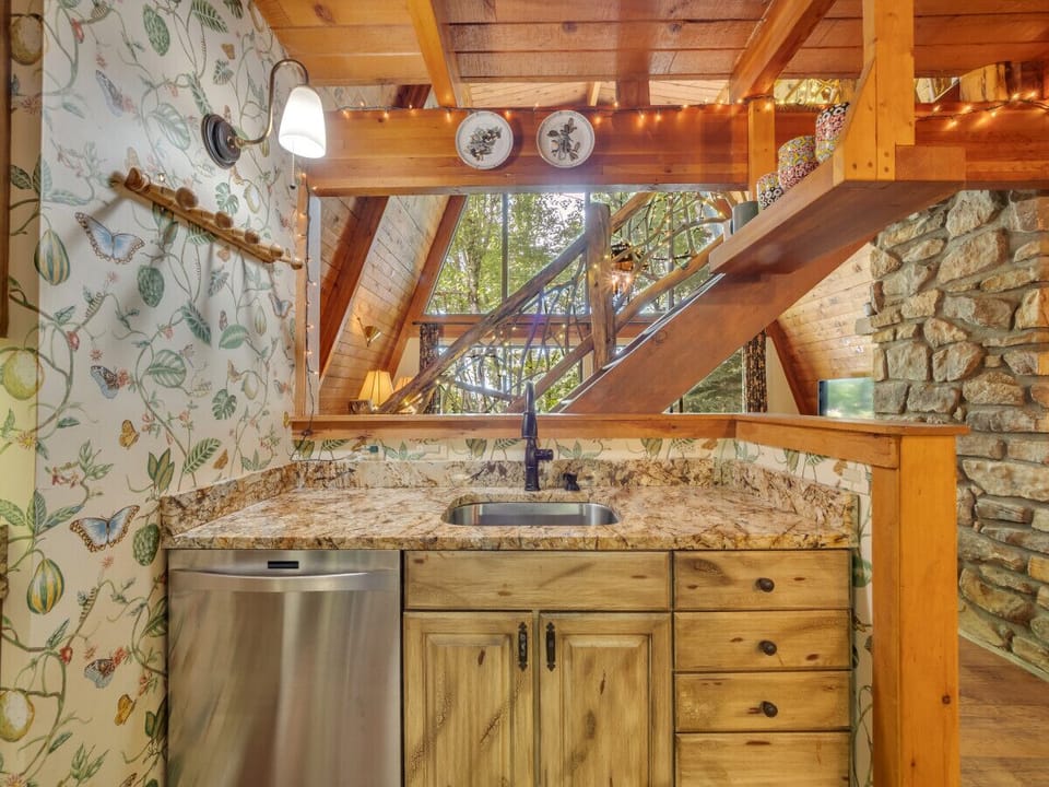 View from kitchen