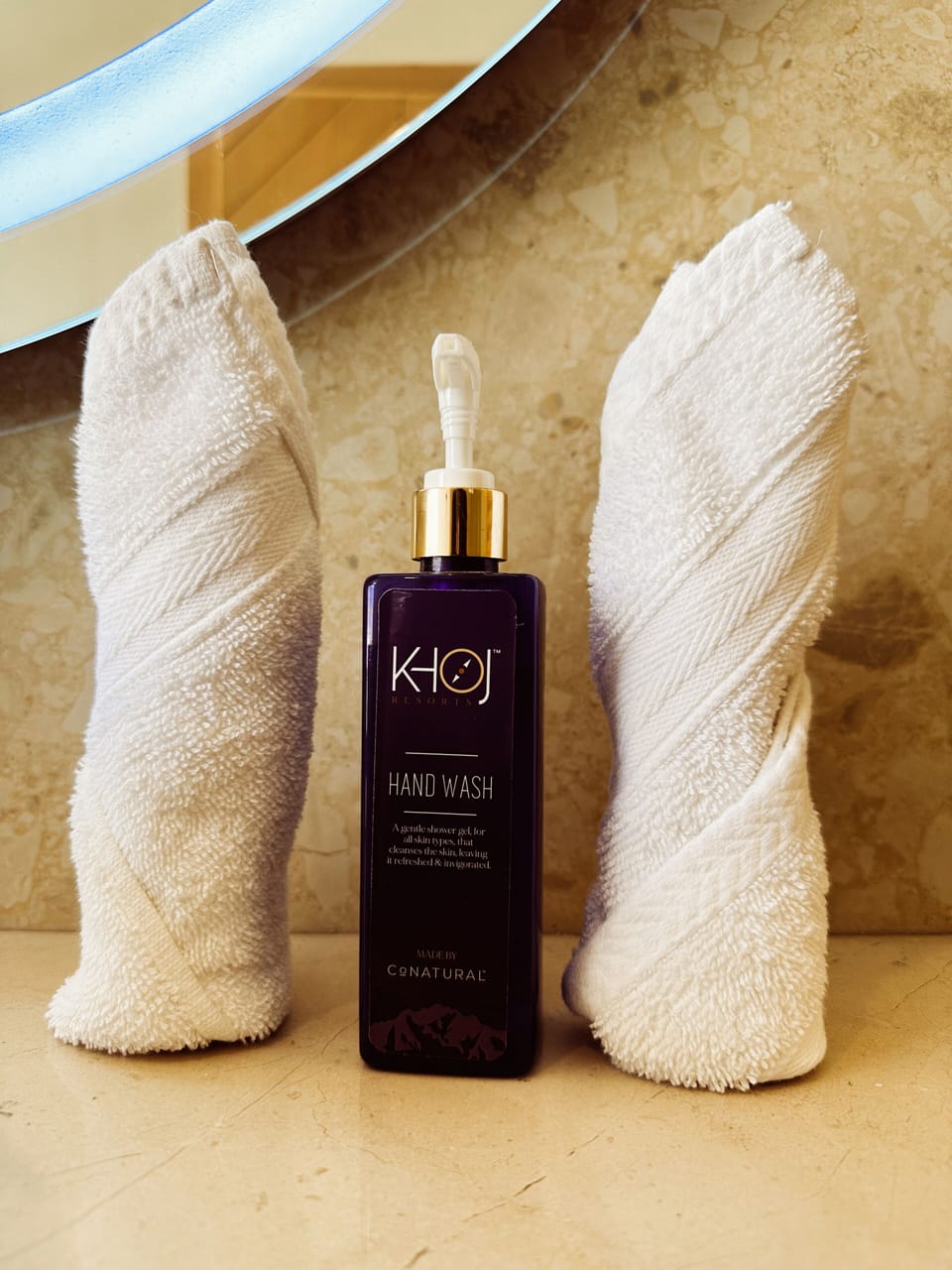 Designer toiletries, hair dryer, bathrobes, slippers