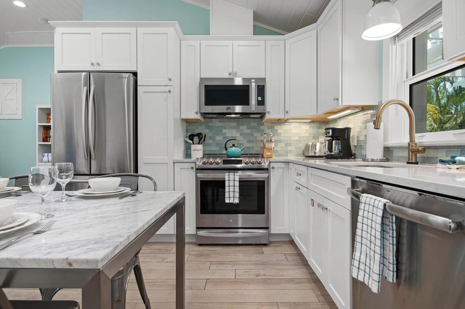 Totally modern with updated appliances