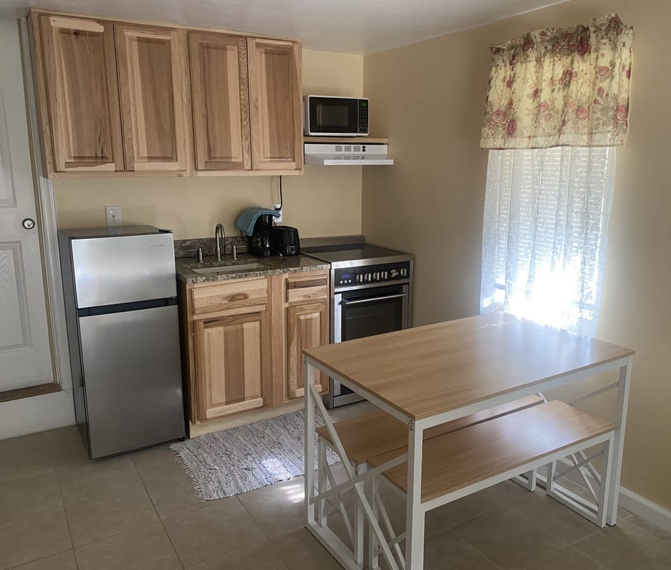 Studio | Private kitchen | Fridge, microwave, toaster