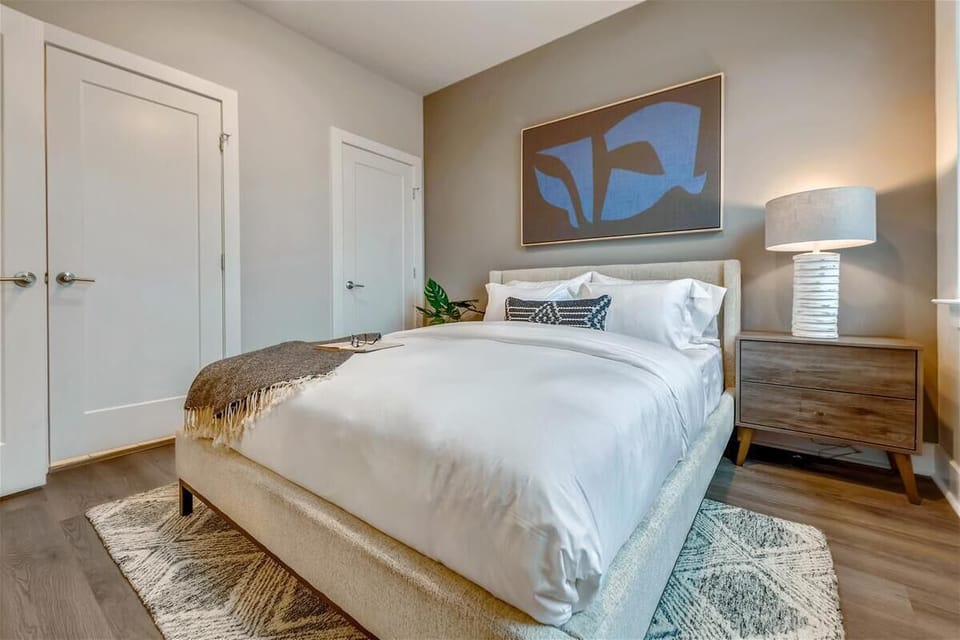 Bedroom 3 | 1 Queen Bed | Natural Light | Third Floor
