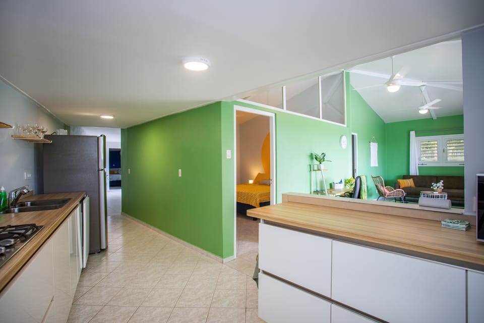 Open plan kitchen