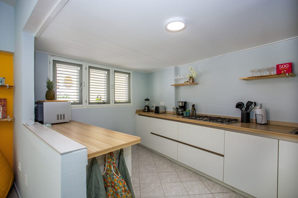 Open plan kitchen