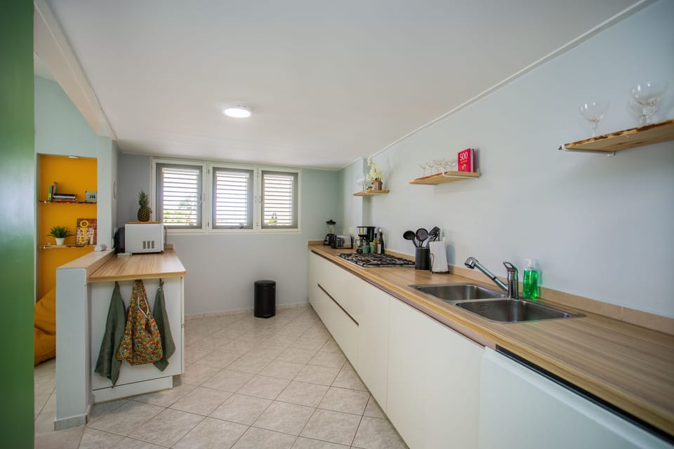 Open plan kitchen