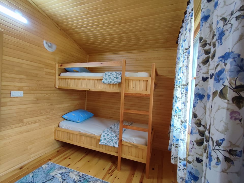 2 bedrooms, desk, laptop workspace, iron/ironing board