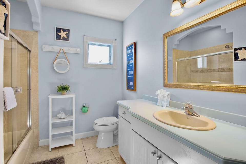 Hallway bathroom