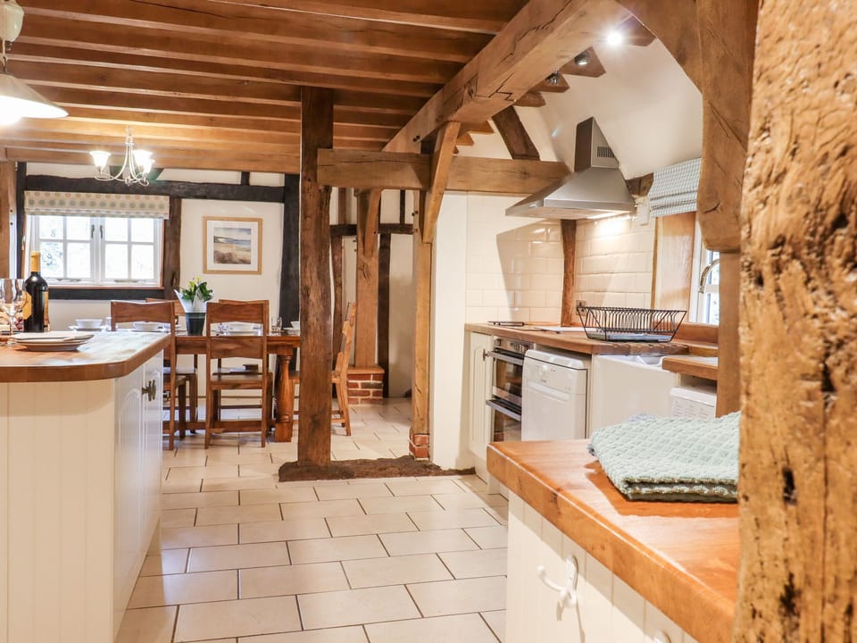Fridge, dishwasher, electric kettle, toaster
