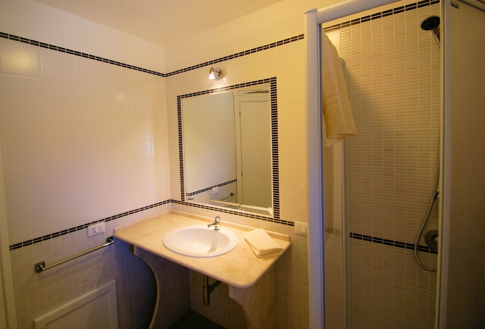 Free toiletries, hair dryer, bidet, towels