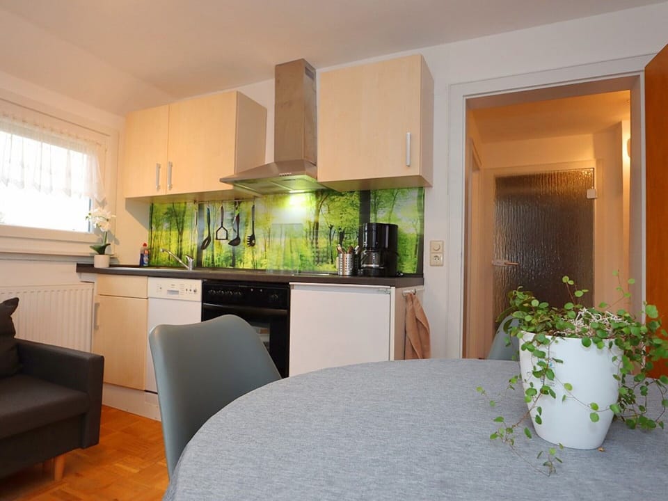 Apartment | Private kitchen | Electric kettle, toaster, highchair