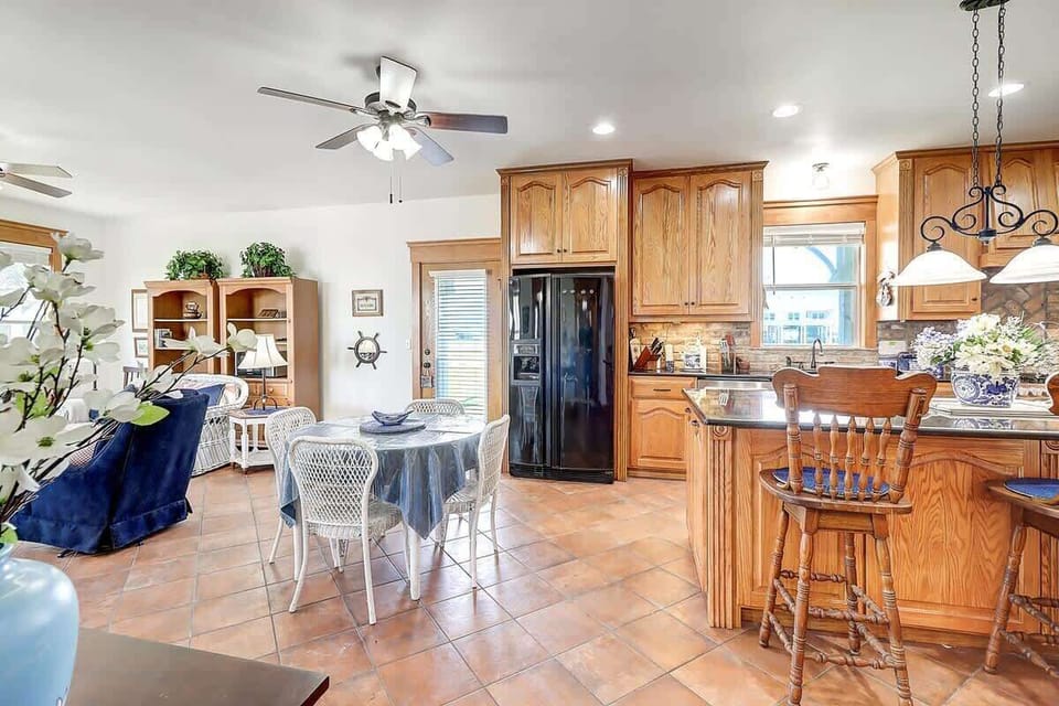 Open Living, Kitchen, and Dining. 
