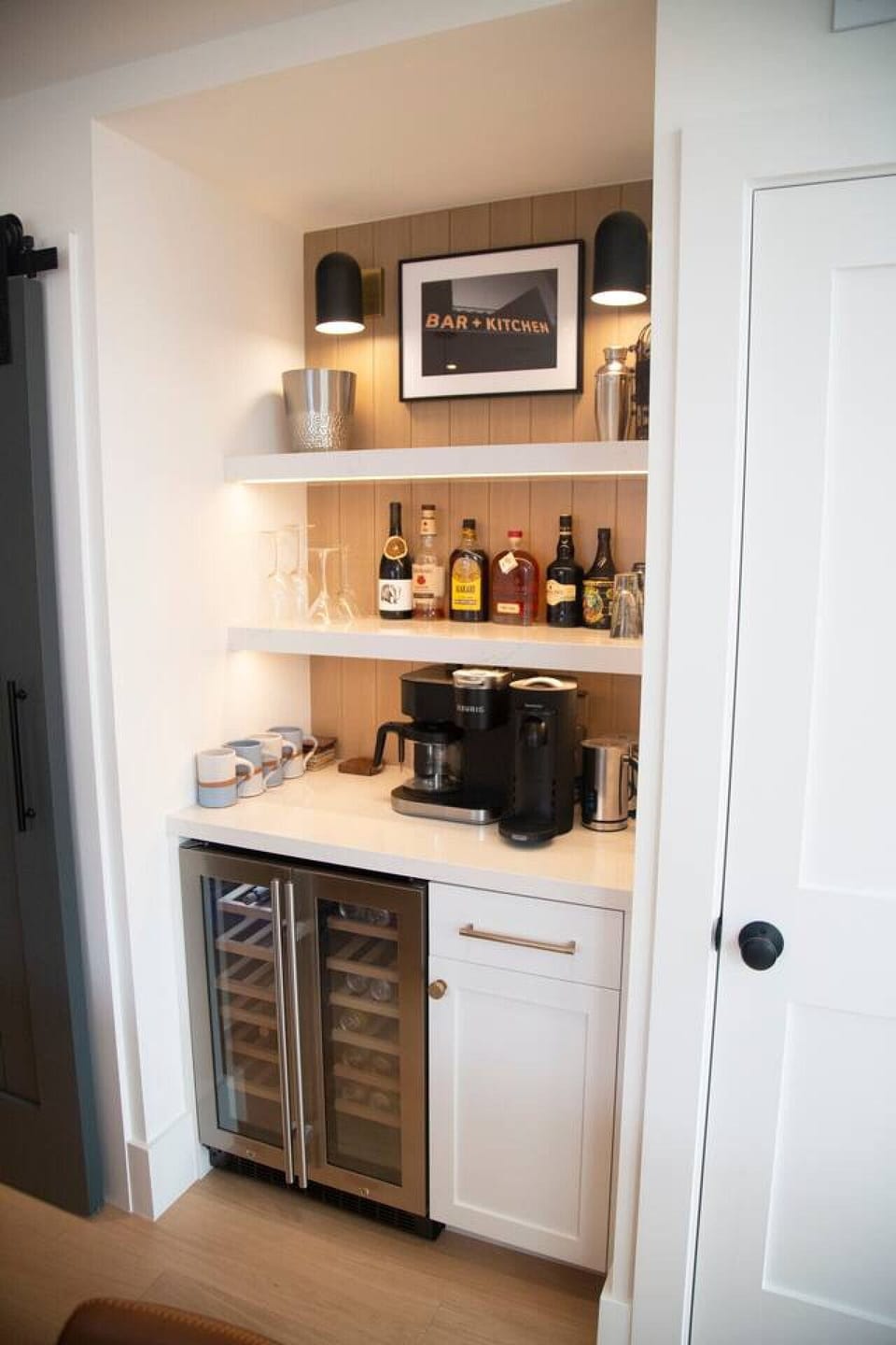 Coffee Bar & Wine Cooler