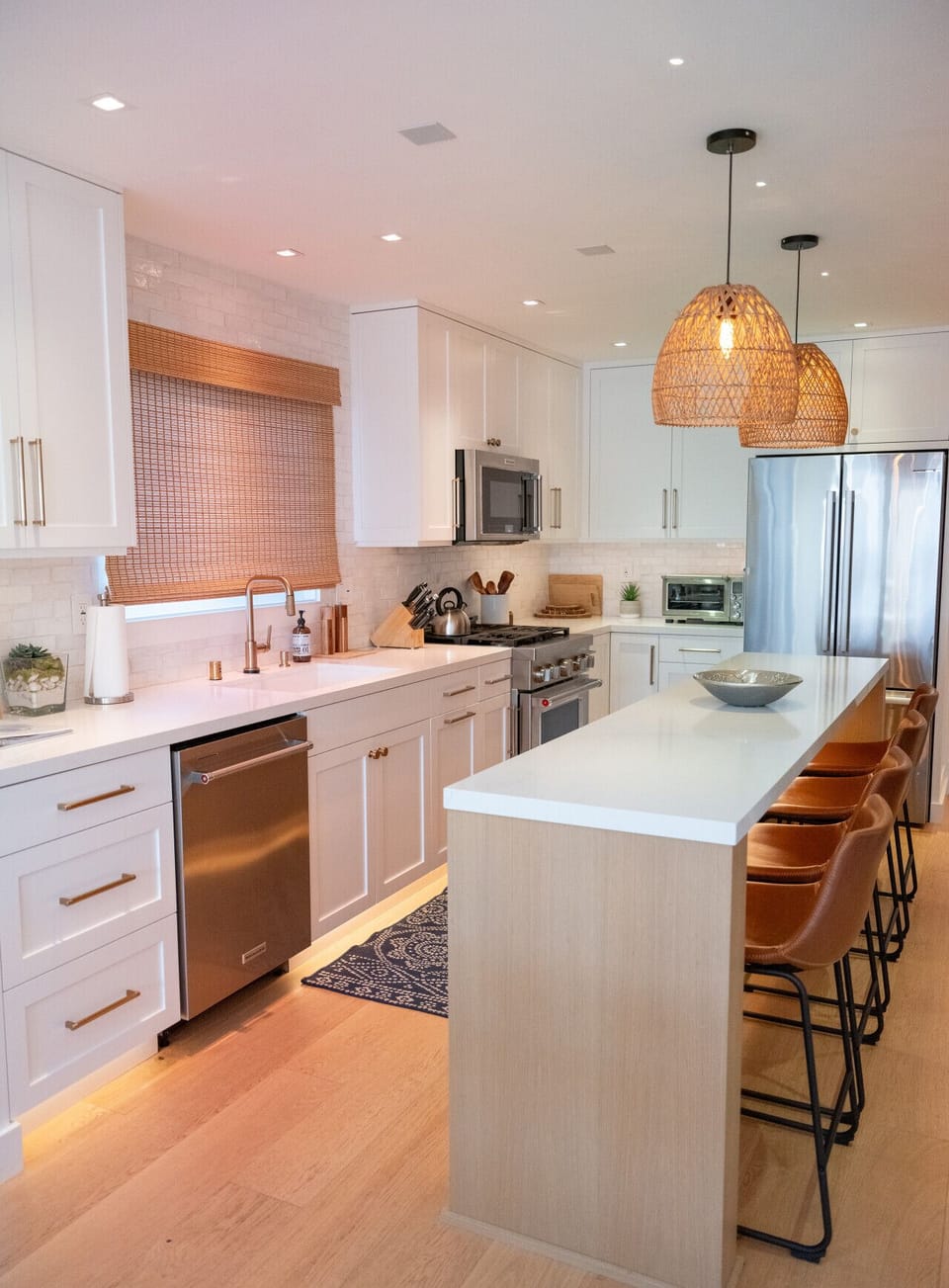 Fully-equipped chef`s kitchen with an island and Keurig coffee bar—ideal for slow mornings or preparing family meals.