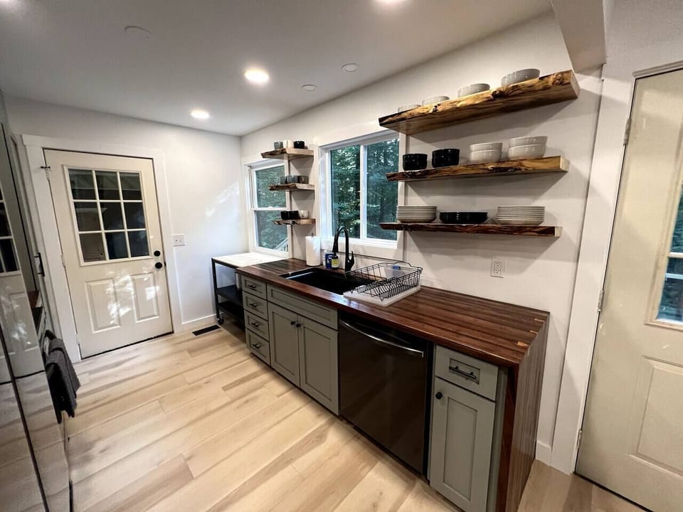 Next to bathroom #1 is the newly remodeled kitchen. 