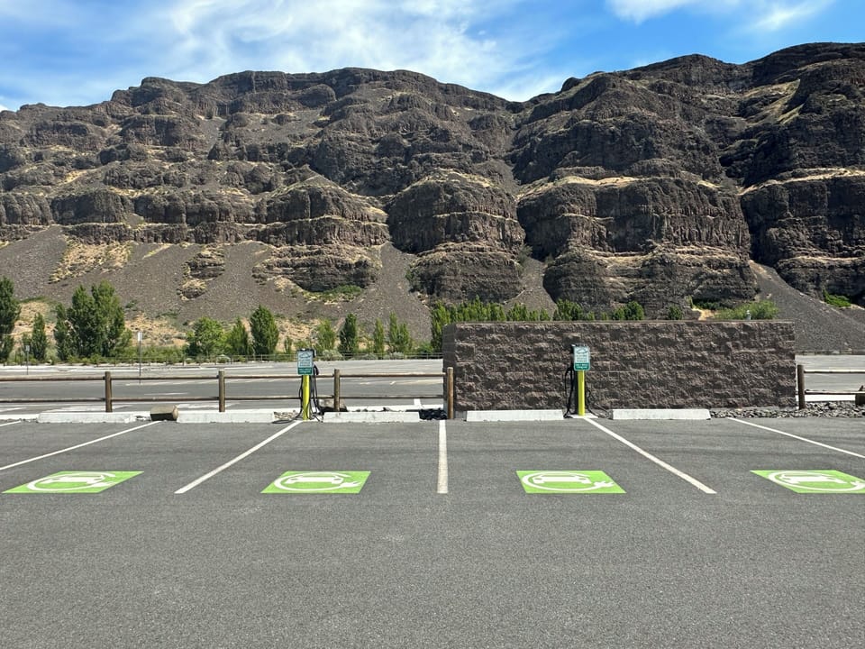 EV charging available with pay app (4 stalls on site)