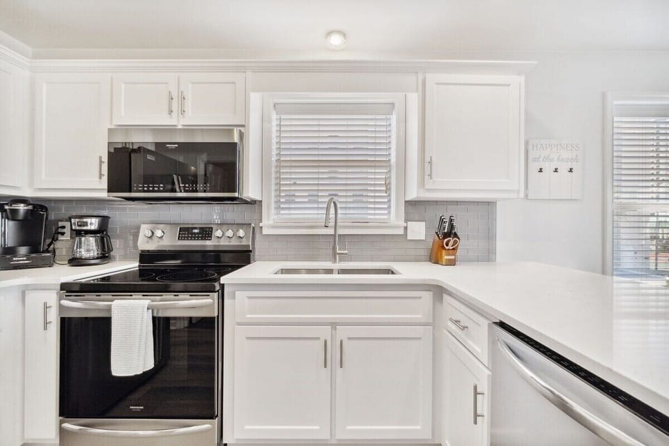 Fully stocked kitchen