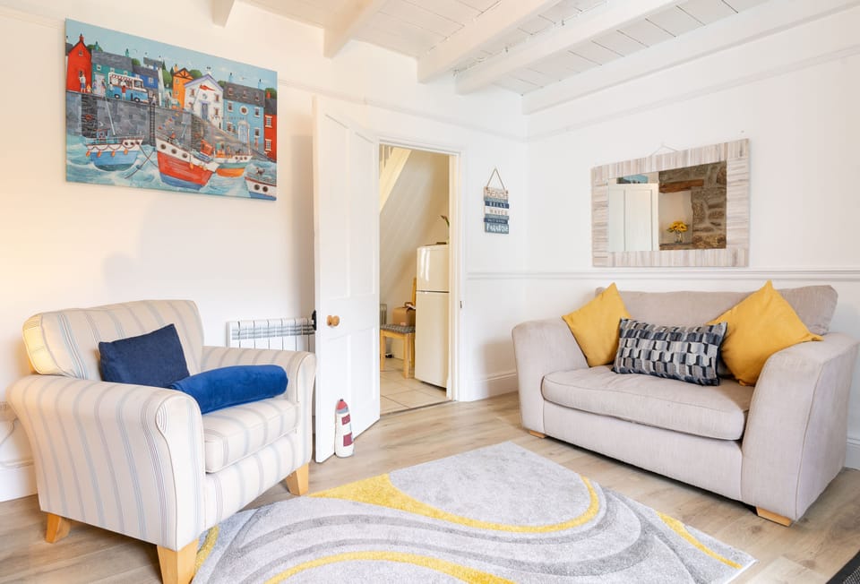 Muted colouring throughout Rosie's Cottage.