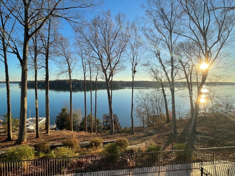 View from back porch