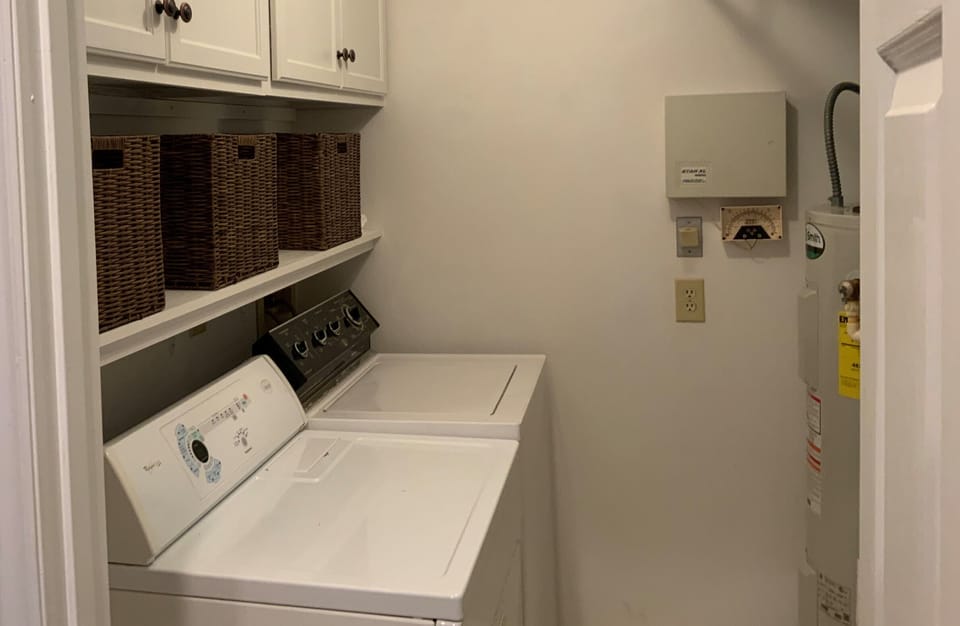 In-unit laundry.