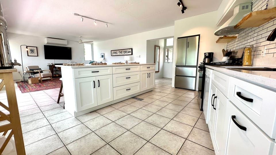 Open concept kitchen