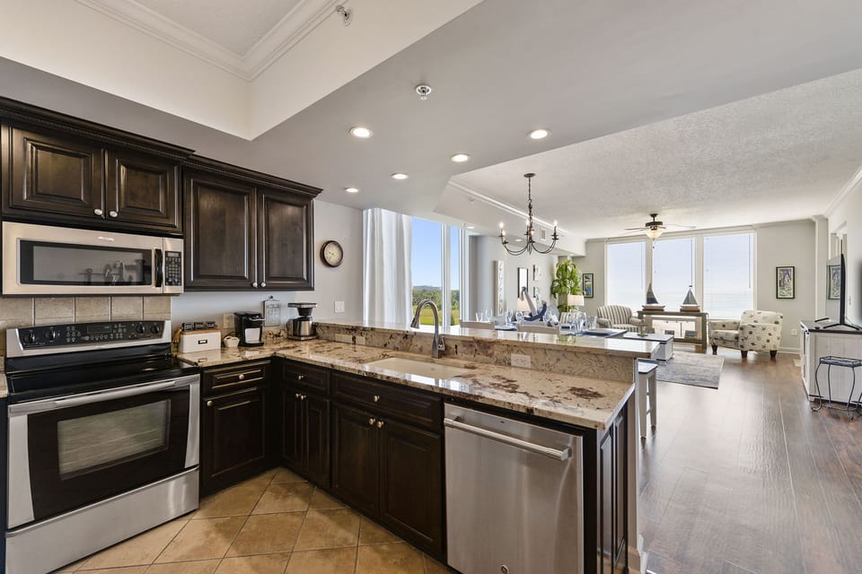 Renovated kitchen has everything for your comfort.
