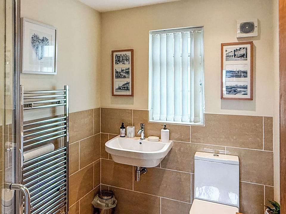 Downstairs shower room/toilet | The Court House - The Old Court House, Silloth